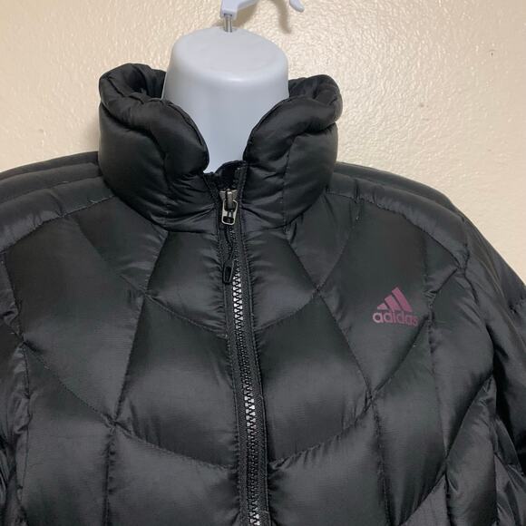 Adidas 600Fill Quilted Puffer Goose Down Jacket Womens Size M - Picture 4 of 10